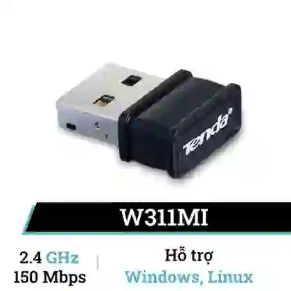 USB Wifi Tenda W311Mi chuẩn N tốc độ 150Mbps 1